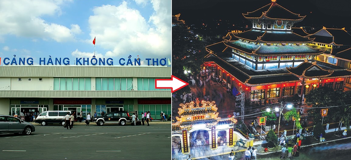 Thuê xe sân bay Cần Thơ đi Châu Đốc An Giang 1 ngày - Nguyễn Duy Travel 
